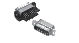 56F711-002-LI EMI Filtered D-Sub Connector — 15-Way Pin, PCB Mount, 1000 pF