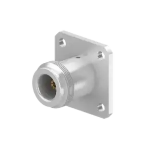 HUBER+SUHNER Type 23 N Panel Receptacle, Jack (Female, Flange Mount), 50 Ω