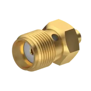 HUBER+SUHNER Type 21 SMA Straight Cable Jack (Female), 50 Ω, 18 GHz