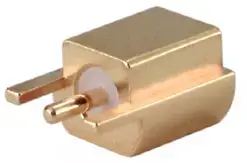 HUBER+SUHNER 82 Series MCX Straight PCB Jack (Female), 50 Ω, 6 GHz