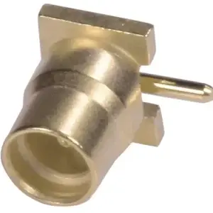 HUBER+SUHNER 82 Series MMCX Straight PCB Jack (Female), 50 Ω, 6 GHz
