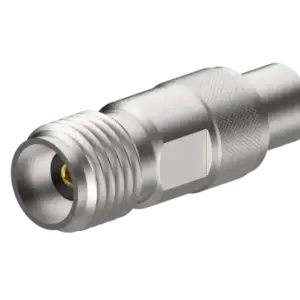 HUBER+SUHNER 29487-2 RF Adapter, SMP (Male) to 2.92 mm (Female), 50 Ω, DC–40 GHz