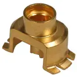 HUBER+SUHNER 82 Series MMPX Straight PCB Jack with Ground Pin & SMT Signal Pin (Female), 50 Ω