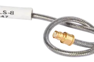 HUBER+SUHNER MINIBEND L2SR Phase-Matched Cable Assembly, SMP (F) to SMP (F), 50 Ω, Low-Loss, 12 in